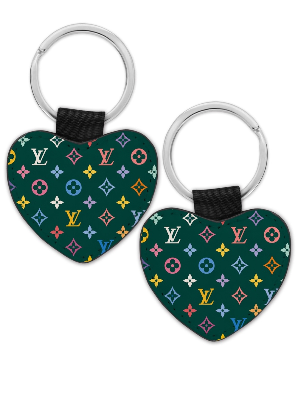 HANDMADE FASHION Heart Keychain